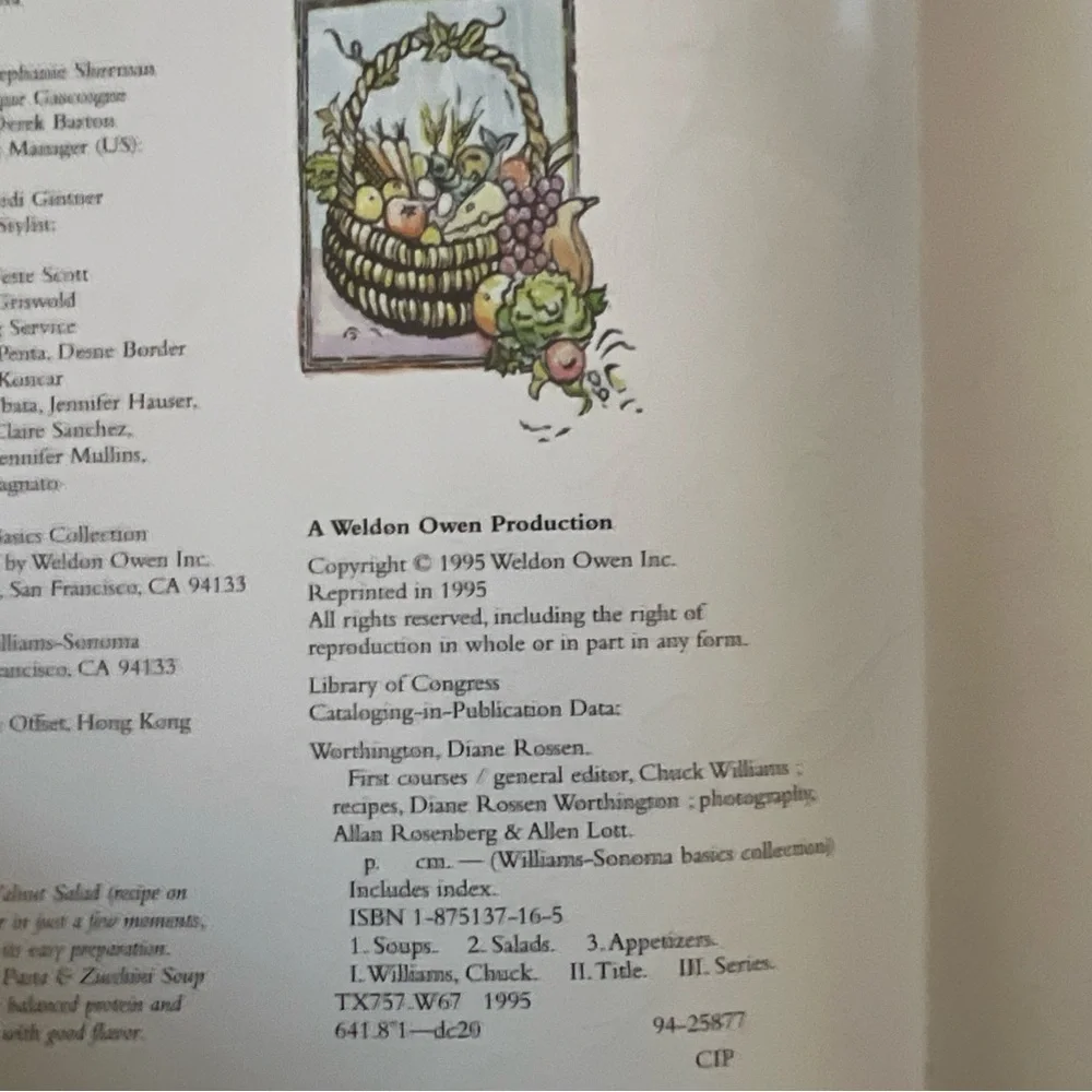Williams-Sonoma Lot 4 HC Cookbooks Pasta; Sauces; First Courses, Mediterranean